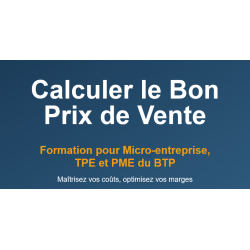 Formation financière: Calcul du bon prix de vente, maîtrisez votre marge