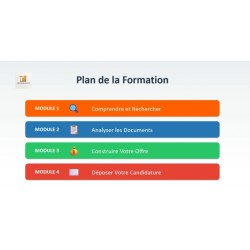 Formation de réponse aux appels d'offres publics + accompagnement en visio 1h30