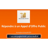 Formation de réponse aux appels d'offres publics + accompagnement en visio 1h30